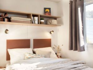 chambre parentale - mobil-home loggia