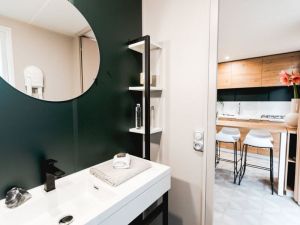 Salle de bain - mobil-home 3 chambres