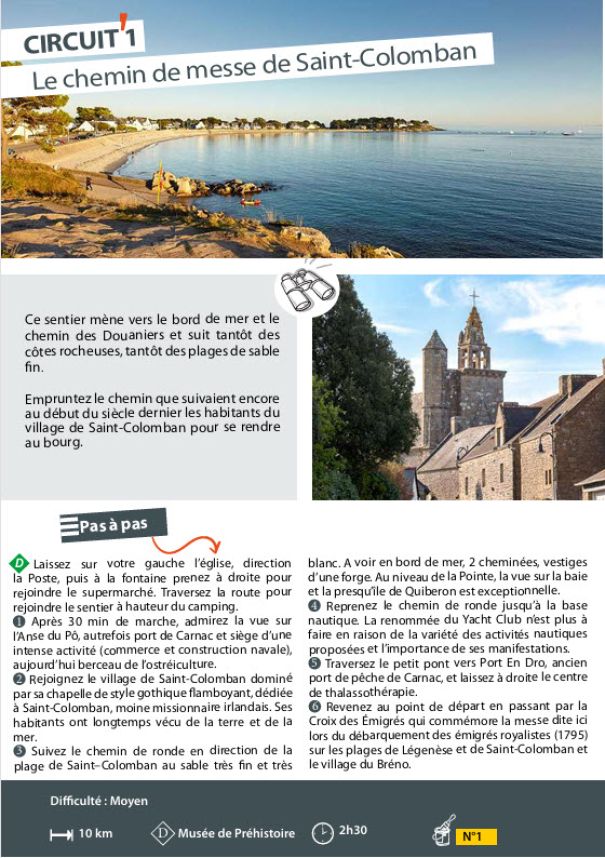 circuit st colomban - OT Carnac