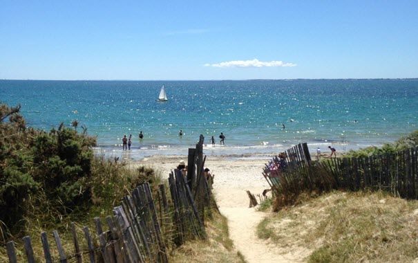 plage de kervillen - La Trinite sur mer - camping la baie