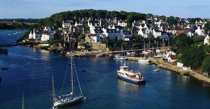 Le Port du Bono et la Rivière d'Auray