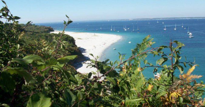 Plage des grands sables sur l'île deGroix