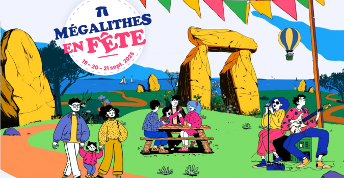 megalithes en fete - carnac - golfe du morbihan