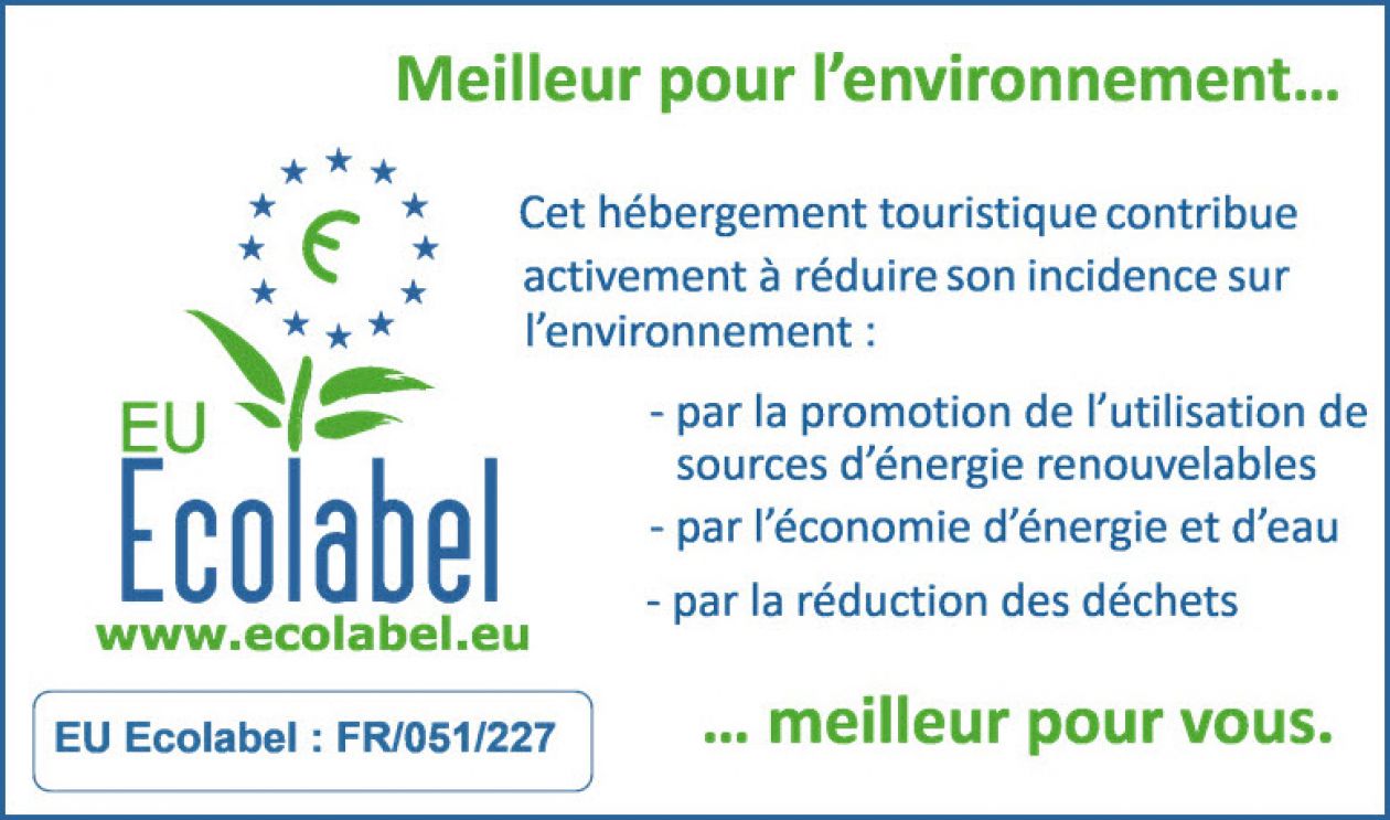 Notre camping certifié écolabel européen