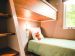 Chambre 2 lits simples mezzanine - mobilhome 6 personnes