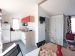 Salon et cuisine mobil-home 4 personnes
