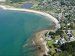La plage de Kervillen devant le camping de La Baie